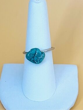 Turquoise adjustable stainless steel